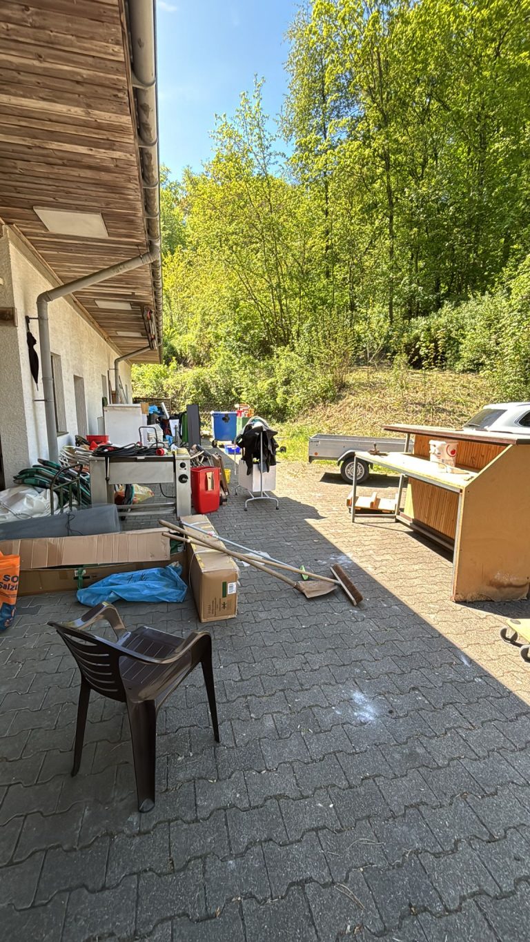 Aufräumarbeiten