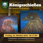 Königsschießen 2026 mit Proklamation
